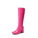 thumbnail image 1 of Botas DREAM PAIRS Gogo Altas hasta la Rodilla con Punta Cuadrada en Rosa Fucsia, 1 of 9
