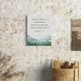 thumbnail image 4 of Bible Verse Watercolor Canvas Print Decor When My Heart is Overwhelmed Psalm 61 : 2 Wall Painting Posters Artwork 12\u201dX15\u201d Modern Home Office Decoration (Framed)\u2026, 4 of 6