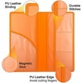 thumbnail image 3 of Car Registration and Insurance Holder  Premium Leather Registration and Insurance Card Holder vehicle Glove Box Car Organizer with Magnetic Shut for Cards Essential Document Driver Licens, 3 of 7