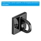 thumbnail image 4 of Placa de ojo U de Uxcell, ganchos metálicos para techo, soporte de pared con tornillos, ganchos de anillo negros, 4 of 6