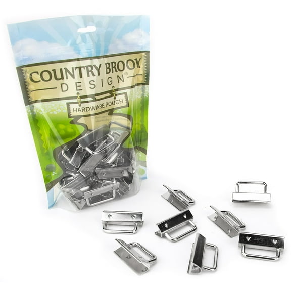 25 - Country Brook Design® 1 1/2 inch Wristlet Key Chain Fob Hardware