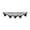 Black, variant on Black Halloween Lace Fireplace Mantel Scarf Spiderweb Ghost Decorative Cover Cloth 78.7 x 19.7 Inches 1 Pack