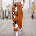 thumbnail image 1 of WILLBEST Pantalones Casuales para Mujer, Pantalones Deportivos con Estampado de Halloween, Pantalones Cómodos, Cintura Elástica Suave, Uso Diario, Diseño de Moda para Cualquier Ocasión. Extra Grande, 1 of 4