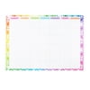Pen + Gear Colorful 17" x 24" Fold Out Blank Dry Erase Calendar Kit, Monthly Calendar