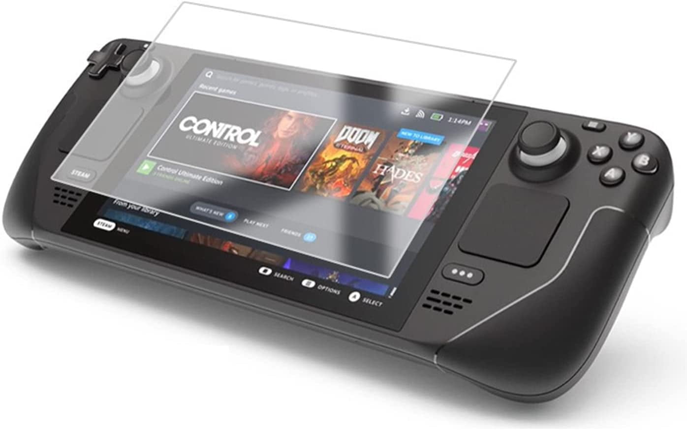 Steam Deck Tempered Glass Screen Protector, Compatible with Valve Steam