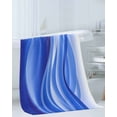 thumbnail image 3 of Blue Striped Towel Set of 3, Soft Microfiber Bath Towels, Hand Towel, Washcloths, Modern Abstract Art Wave Moire Gradient Quick-Dry Absorbent Towels for Bathroom Kitchen Hotel Beach Gym Spa, 3 of 7