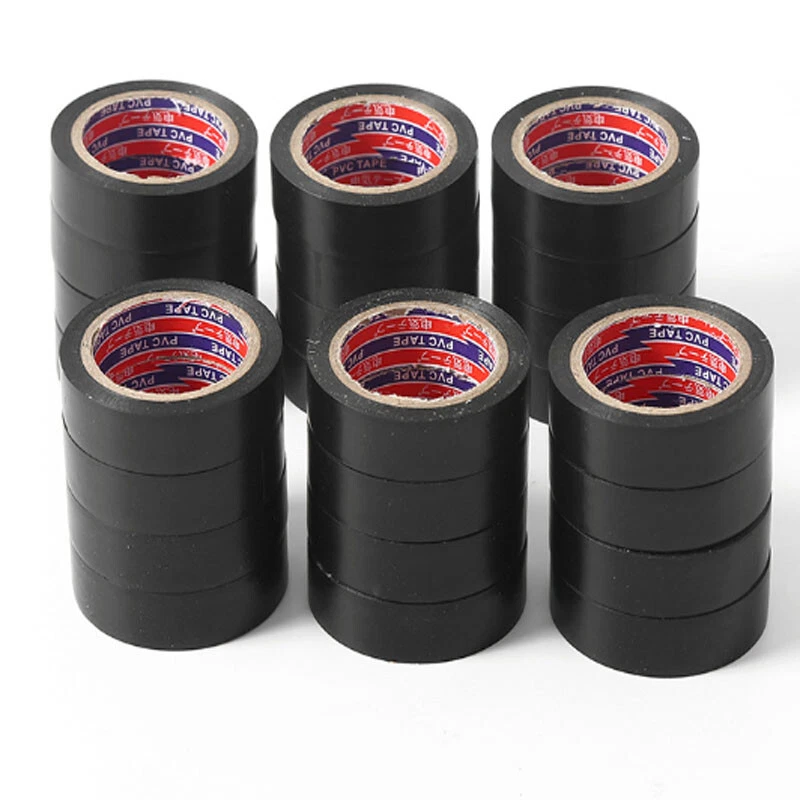 BUTTERFLY- 10 Rolls Of Black Electrical Tape 10Pcs*6M Pvc Insulation Us