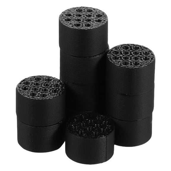 Worgeous 10pcs Dollhouse Kitchen Accessories Faux Coal Model Model Miniature Coal Simulation Doll Play Toy Dollhouse Barbecue Grill Black