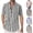 Black, variant on Dovford Men's Casual Stylish Short Sleeve Button-Up Striped Dress Shirts Cotton Beach Shirt 2025