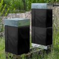 thumbnail image 5 of Winter Bee Hive Wrap Cover 600D Oxford Beehive Winter Protection Cover Windproof Insulation Wrap Black, 72x23.5Inch, 5 of 5