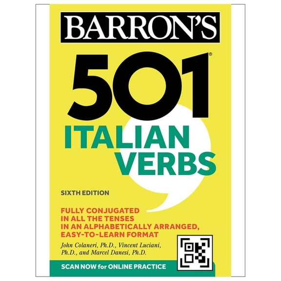 Barron's 501 Verbs 501 Italian Verbs, Sixth Edition, (Paperback)