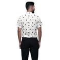 thumbnail image 3 of BESTMAN Chemises Imprimées pour Hommes Manches Courtes Boutonnées Chemise Décontractée en Coton, 3 of 5
