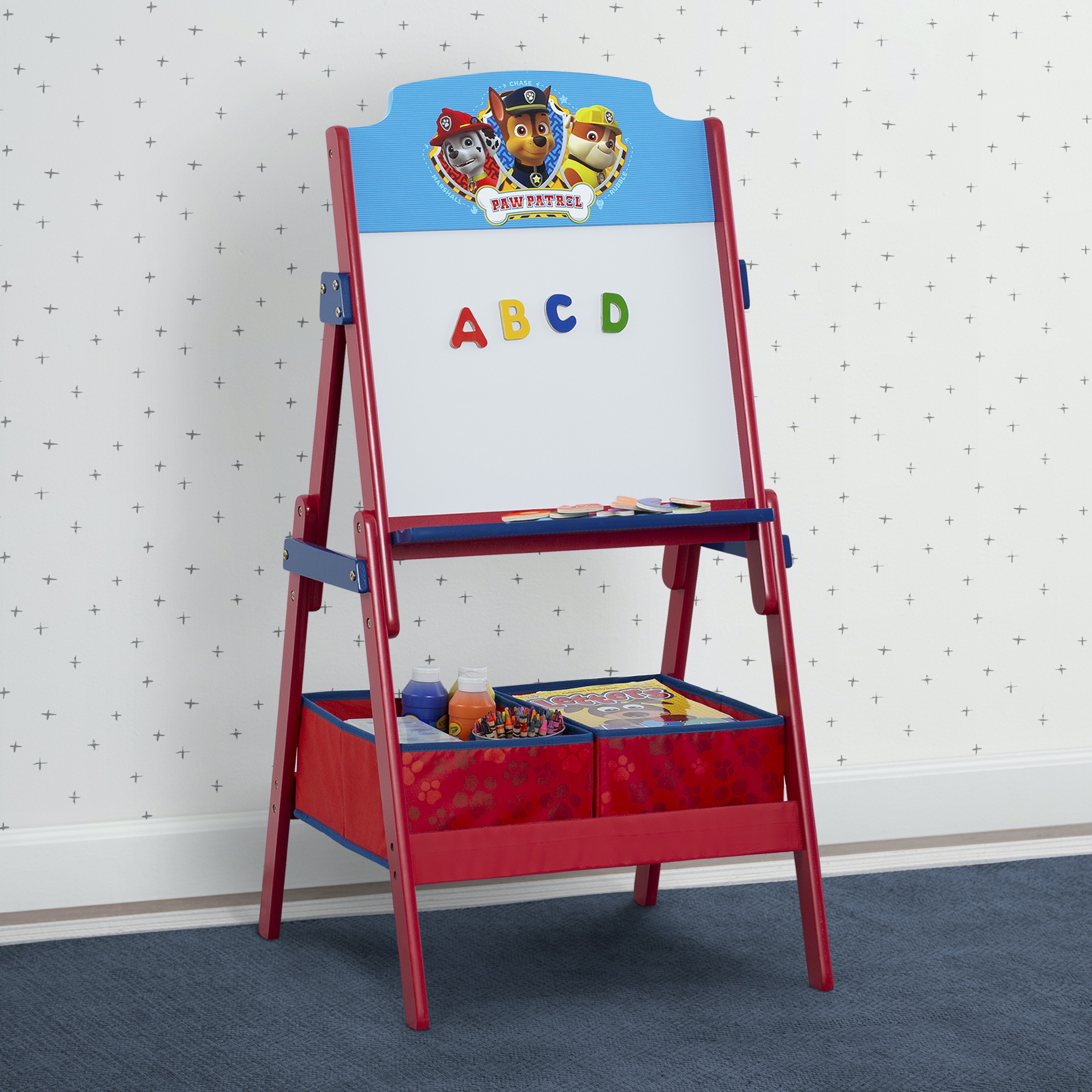 Nick Jr. PAW Patrol Activity Easel with Storage by Delta Children, Greenguard Gold Certified - image 4 of 7