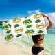 thumbnail image 5 of Toalla de playa de microfibra, ligera, resistente a la arena, de secado rápido, de 76 x 152 cm, súper suave, compacta, para viajes, piscina, natación, picnic, camping, manta multiusos., 5 of 5