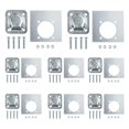 thumbnail image 3 of Lonffery - Paquete de 8 anclajes de amarre de anillo en D empotrados (6 lbs. Capacidad), kit resiste, 3 of 7