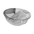 thumbnail image 2 of Cuenca de tabla de lavar con tablero de lavado de lavandería integrado para la lavandería para el dormitorio de pequeños artículos delicados en claro, 2 of 8