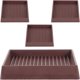 thumbnail image 1 of WEUVEB 4Ud Tapetes Antideslizantes Para Muebles En Color Marrón Claro Protectores Para De Sofá Y, 1 of 6