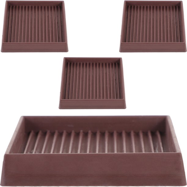 WEUVEB 4Ud Tapetes Antideslizantes Para Muebles En Color Marrón Claro Protectores Para De Sofá Y