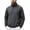 Dark Gray, variant on Men's Lightweight Jackets Quarter Zip Windbreaker Pullover Tops With Pockets for Hiking Outgoing M