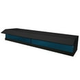 thumbnail image 3 of UWR-Nite Wall Mounted Floating TV Stand for TVs up to 80" with LED Lights, 3 of 6