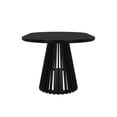 thumbnail image 4 of Plank+Beam 72" Lido Rectangular Dining Table, Solid Wood Minimalist Kitchen Table for 6, Black, 4 of 11
