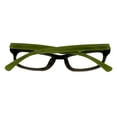 thumbnail image 2 of Police Mens Ophthalmic Rectangle Eyeglass Frames, Model V1697M, Brown Green, 2 of 6
