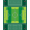 Green White, Pattern 8, variant on Design&I 8'x10' Washable Area Rug Soccer Field Stadium Stripes Pitch Markings Goal Net Theme Door for Living Room, Family Extra Large Skid-Resistant Low Profile