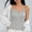 Gray, variant on FDGIU Women's 2026 Summer Spaghetti Strap Scalloped Lace Trim V‑Neck Tank Top, Ribbed Knit Slim Fit Sleeveless Camisole Top for Layering Daily Wear