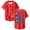 Red, variant on Freya Skye Stars Align Tour 2026 Baseball Jersey Short Sleeve Button-up Shirts Men Women Streetwear Tops