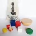 thumbnail image 2 of Niños Bloques Geométricos De Madera Juego De Equilibrio Juguetes Educativos Con Bolsa De Almacenamiento 8 Unids/Set Cateissary FN004041-00, 2 of 6