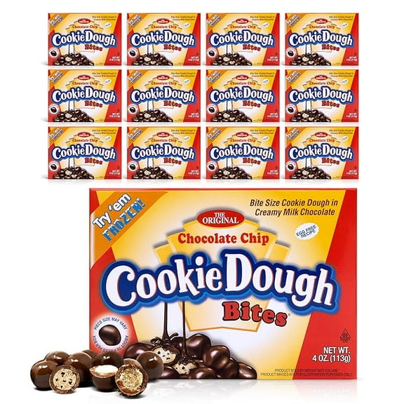 Cookie Dough Bites Chocolate Chip, 3.1 Oz, 12 Ct