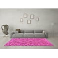 thumbnail image 3 of Ahgly Company Indoor Round Southwestern Pink Country Area Rugs, 7' Round, 3 of 4