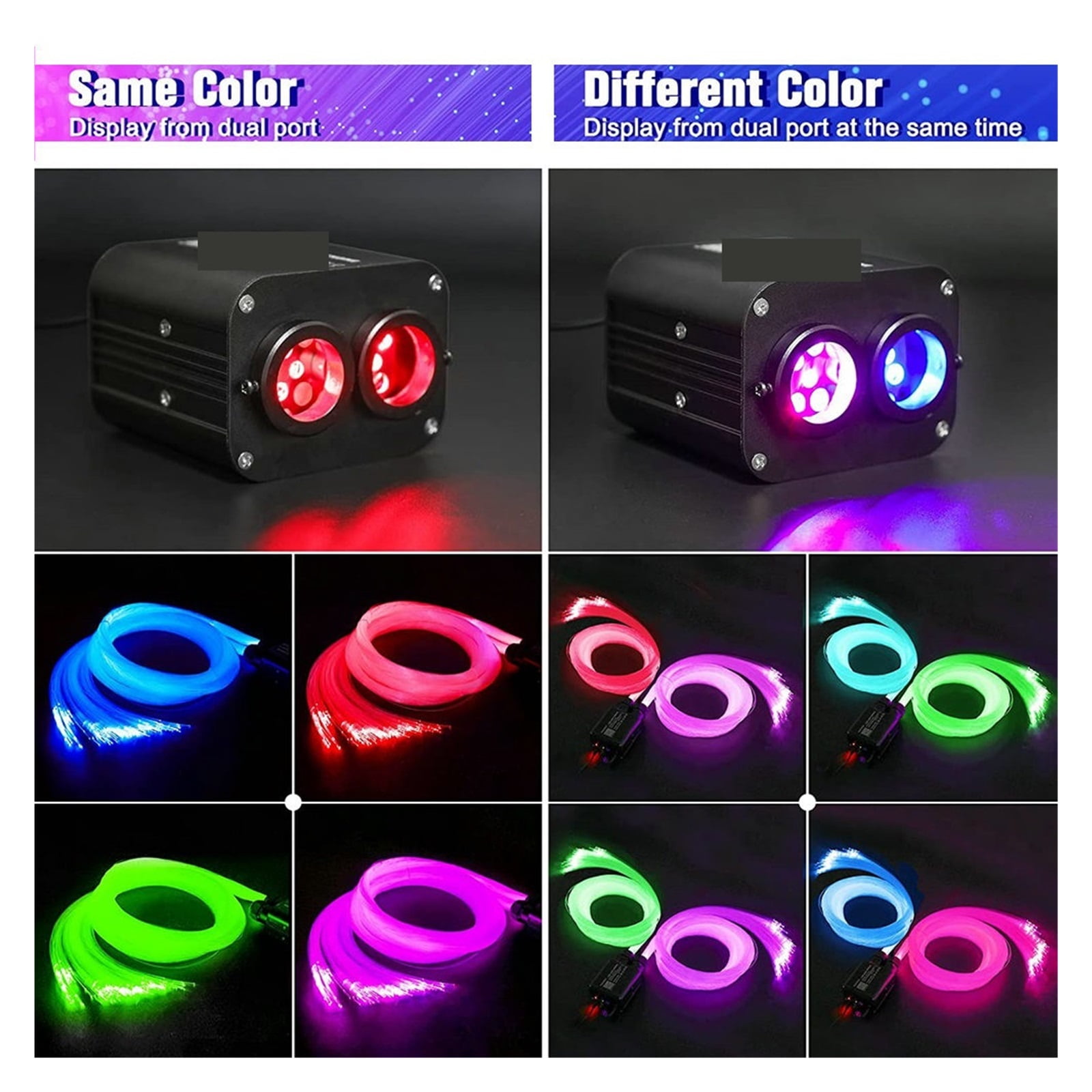 Starlight Headliner 20W Dual Heads, Different Color Twinkle RGBW