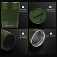 thumbnail image 3 of jiarry Insulated Coffee Mug 510ml, Leakproof Travel Tumbler, Stainless Steel, 3 of 5