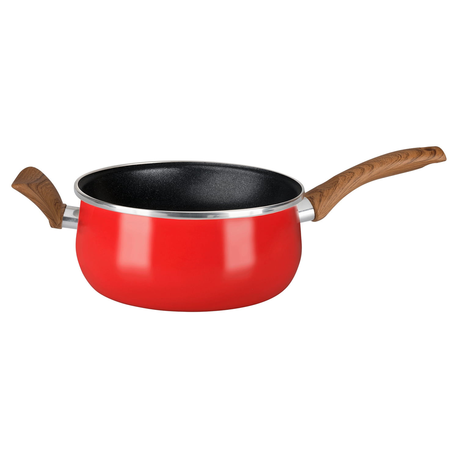 EKCO Harmony Covered Saucepan, Red (3 Qt.), 62569