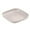 White, variant on Staron 7" x 7" Trays for Serving Food (Pink), Plastic Reusable Serving Tray for Food, Fruit, Snack