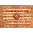 thumbnail image 1 of Ahgly Company Indoor Rectangle Abstract Orange Modern Area Rugs, 3' x 5', 1 of 4