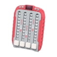 thumbnail image 3 of Máquina de juego de , juguetes antiestrés, coordinación mano-ojo, juego de música, juego electrónico portátil para coche, avión, juguete, regalo Rojo, 3 of 8
