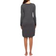 thumbnail image 4 of Robe Mini Unie à Manches Longues et Col Rond avec Boutons pour Femmes, 4 of 4