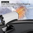 thumbnail image 3 of Car Heater, 12 V Winter Portable Car Heater, 2-in-1 Fast Heating Car Defroster Defogger with Heating and Cooling Function, 360 Rotating Car Heater wit, 3 of 5