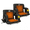 (2 Pack)Heated- 21" Wide, variant on ABORON Oversized Stadium Seats with Fans and Back Support for Bleachers, 25" Wide Portable Reclining Stadium Seat with Padded Cushion, Lightweight Backpack Stadium Seat for Adults - 2 Pack