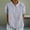 Style1-Light Blue linen shirts for women, variant on Womens Short Sleeve Tunic Tops Striped Loose Fit Cotton Linen Shirts Lapel Spring Casual Summer Lightweight Breathable Blouses Gray XL