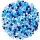 thumbnail image 1 of Pompones decorativos Tegeme, 2000 unidades, 1 cm, serie azul, 1 of 7