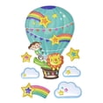 thumbnail image 1 of Monkey, Lion, and Alligator Hot Air Balloon Wall Decal 3D Stickers, Assorted, 7-Piece, 1 of 1