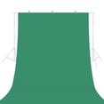 thumbnail image 1 of Background 2 x 1.6m/ 6.6 x 5.2ft Green Photography Background Screen Portrait Photography Backdrop Photo Studio Props Washable Durable Non-Woven Fabric Material, 1 of 6