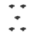 thumbnail image 3 of Eigraketly Golf Hat Clamp Durable Strong Fine Ball Design Outdoor Workmanship Gifts Practical Premium Supplies Accessory Markers Sporting negro 5piezas, 3 of 6