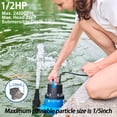 thumbnail image 4 of Bomba de agua sumergible FOTING 1/2HP con base de acero inoxidable, 4 of 9