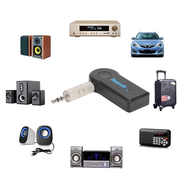 Inalámbrico Jack de 3,5 mm AUX Audio Receptor Manos libres Bluetooth Transmisor Car Kit