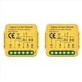 thumbnail image 1 of 2X Módulo de Interruptor de Cortina Inteligente Zigbee Tuya, Persianas Enrollables Conectadas, Motor Ciego, Aplicación Smart Life, Funciona con GoogleHome, 1 of 4