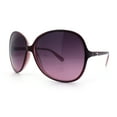 thumbnail image 5 of Womens Oversized Thin Plastic Butterfly Designer Fashion Chic Sunglasses Burgundy - Purple, 5 of 8